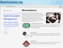 Tablet Screenshot of motorizzazione.org